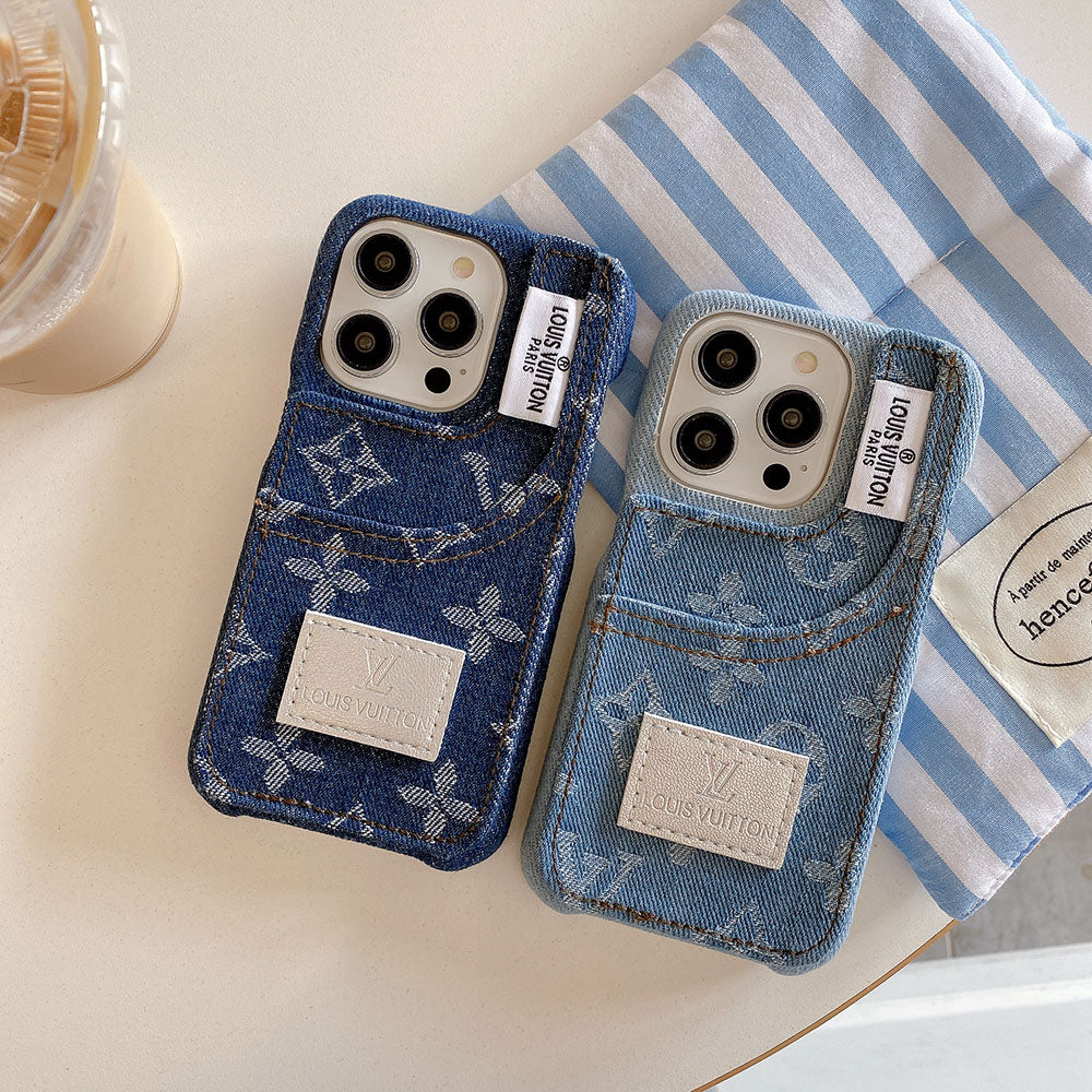 Lou Jeans Pattern iPhone Case