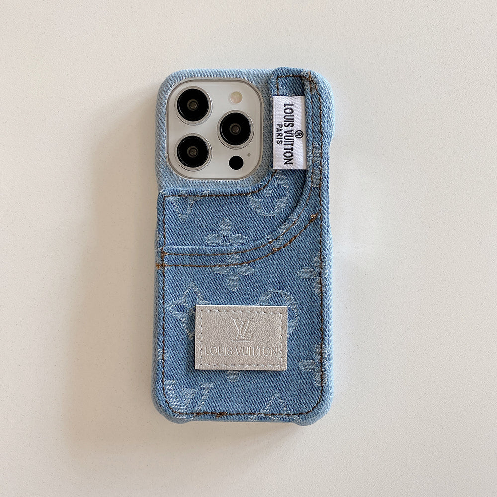 Lou Jeans Pattern iPhone Case