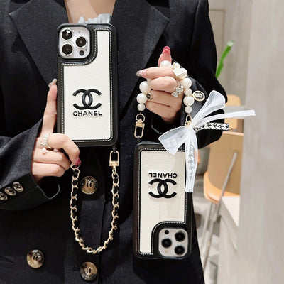 iPhone Case - Chanel Pearl Chain Case