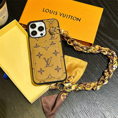 Louis Card Holder Scarves iPhone Case