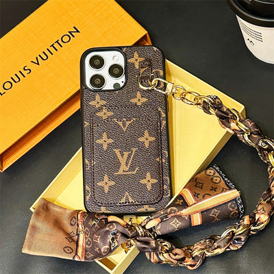 Louis Card Holder Scarves iPhone Case