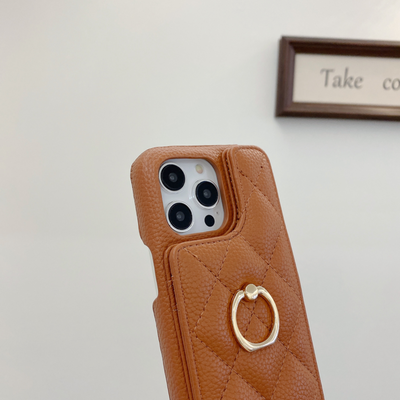 Leather Folding Color iPhone Case