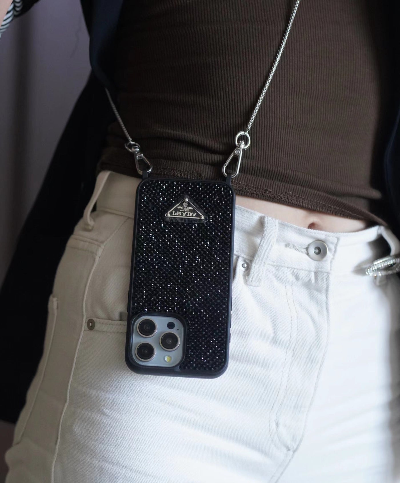 Pra Diamond Crossbody iPhone Case