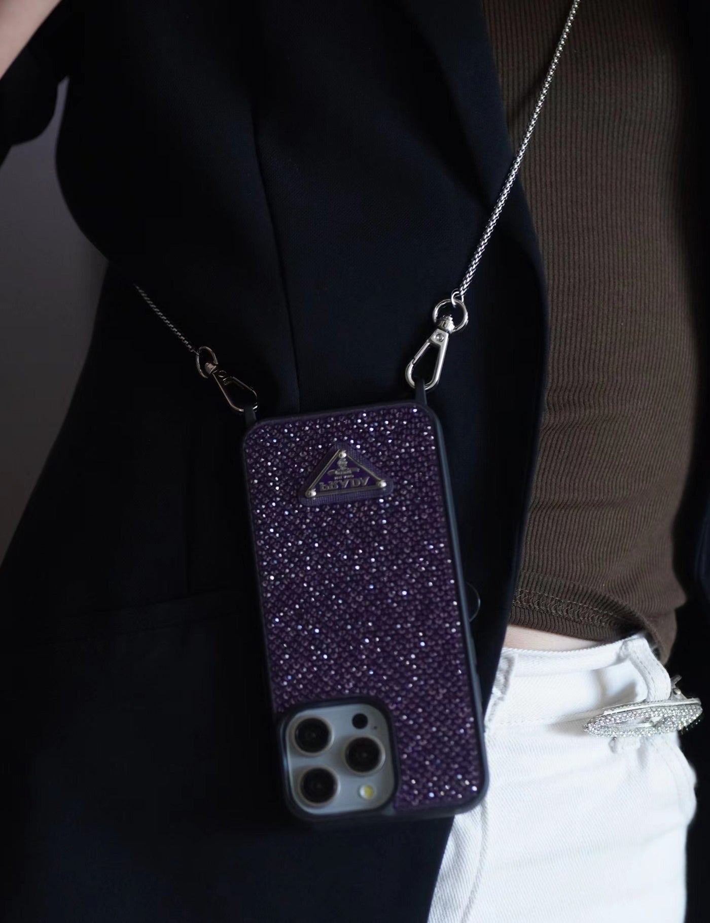 Pra Diamond Crossbody iPhone Case