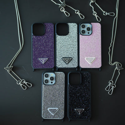 iPhone Case - Prada Diamond Chain Case