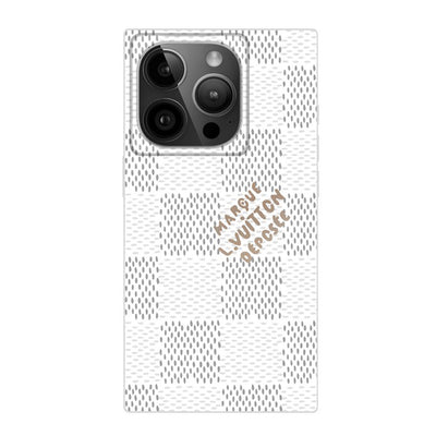 Louis Black & White Sqaure iPhone Case