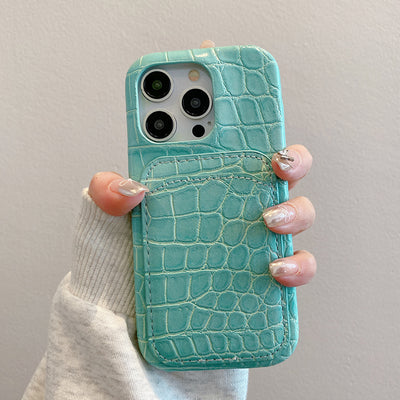 Crocodile Leather Pattern iPhone Case