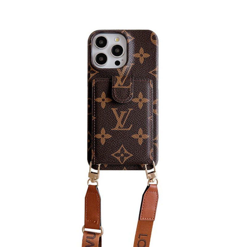 Louis Card Bag Crossbody Chain iPhone Case