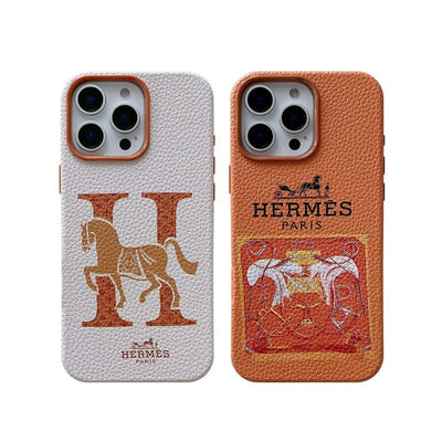 Herm Leather iPhone Case