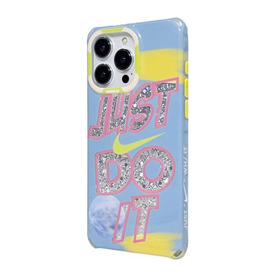 NK Just Do It Square iPhone Case