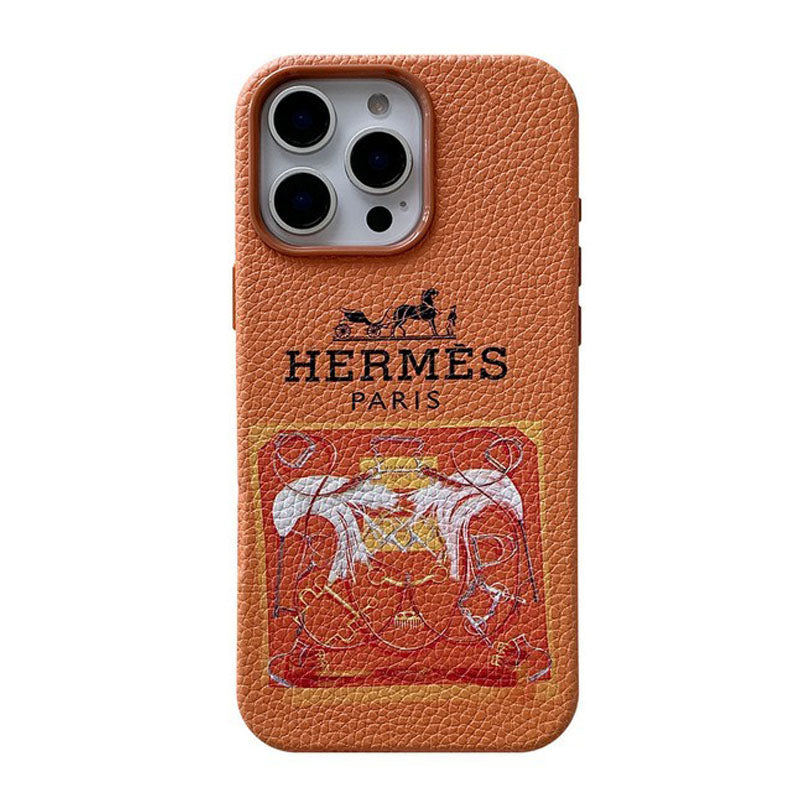 Herm Leather iPhone Case