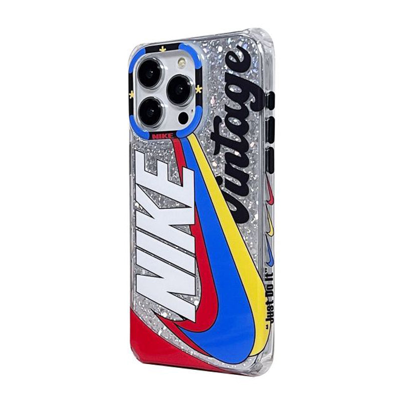 NK Vintage Just Do It Square iPhone Case