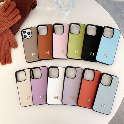 H Leather iPhone Case