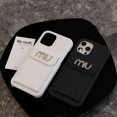 Miu Card Holder iPhone Case