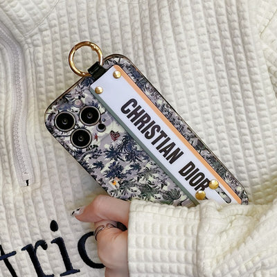 CD Classic Pattern Wristband iPhone Case