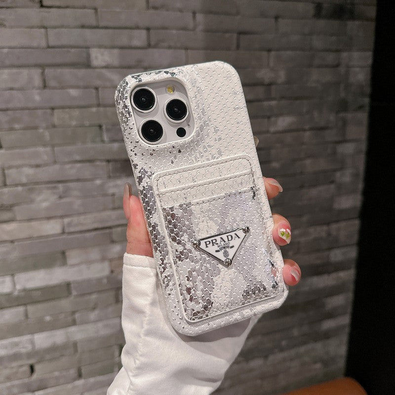 Pra Card Holder Leather iPhone Case