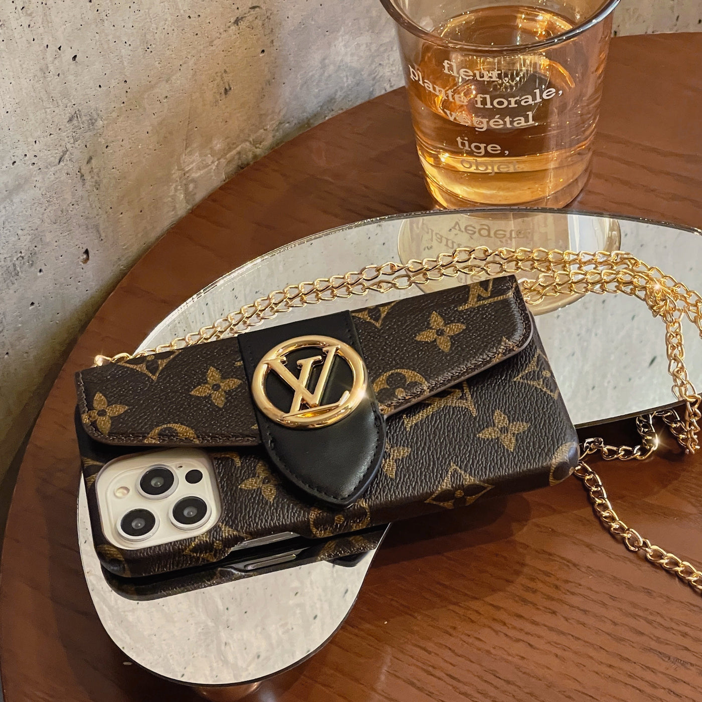 Louis CrossBody Card Holder iPhone Case