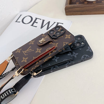 Louis Card Bag Crossbody Color Chain iPhone Case