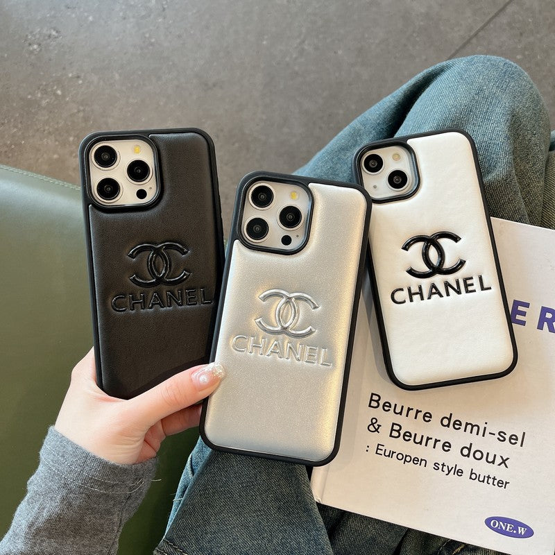 CC Leather iPhone Case