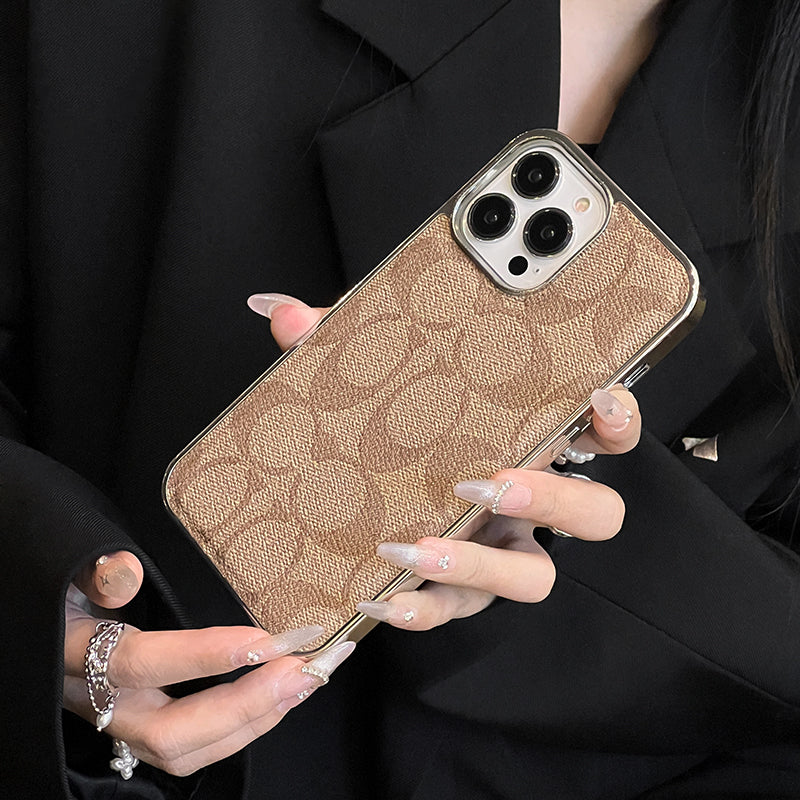 Coa Leather iPhone Case