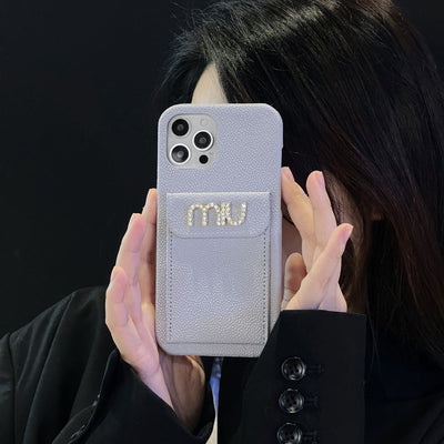 Miu Card Holder iPhone Case