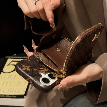 Lou GG Gold Logo Cardbag iPhone Case