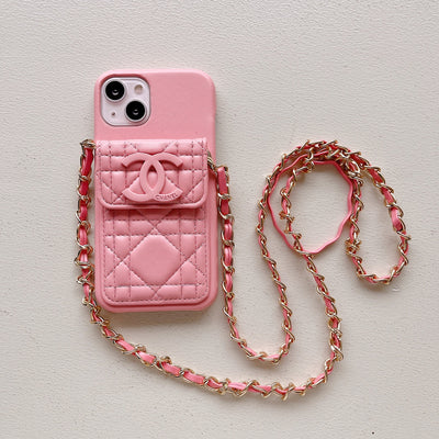 iPhone Case - Chanel Card Holder Chain Case