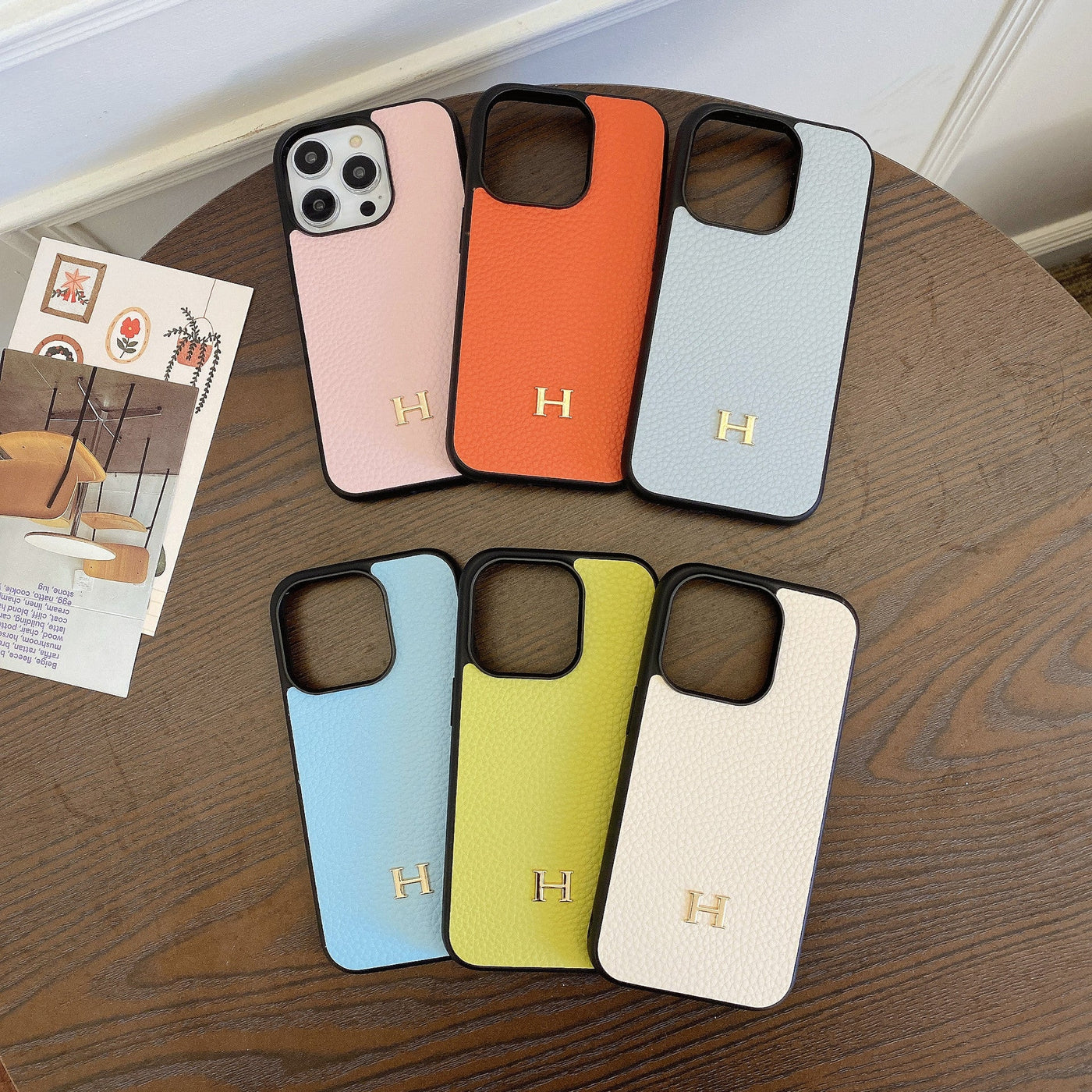 H Leather iPhone Case