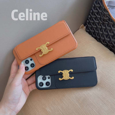 CE Chain Leather iPhone Case