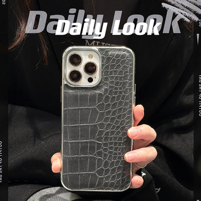 Crocodile Leather Pattern iPhone Case