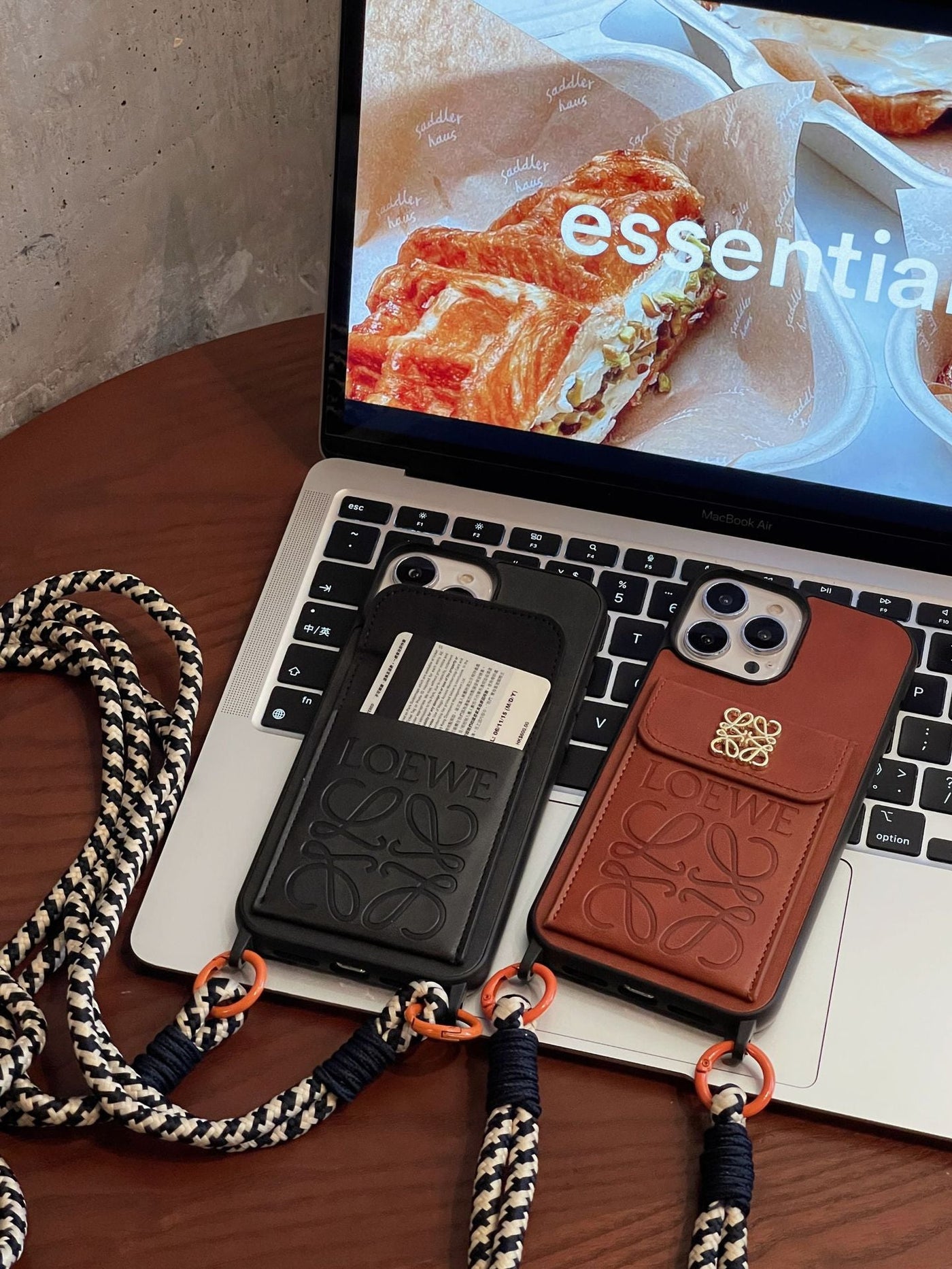 Loe Card Holder Leather iPhone Case