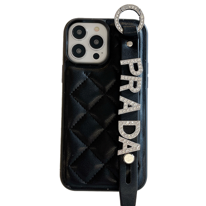 iPhone Case - Prada Diamond Wristband Case