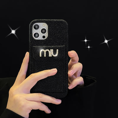 Miu Card Holder iPhone Case