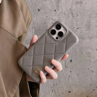 CC Leather iPhone Case