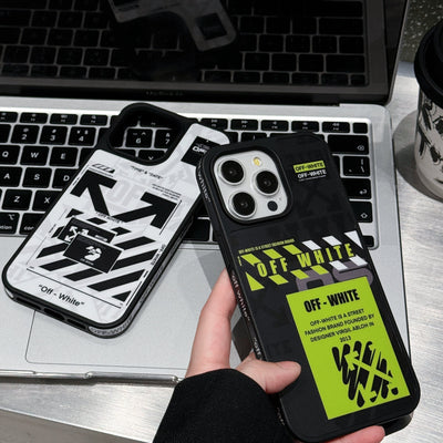 OW Green & White iPhone Case