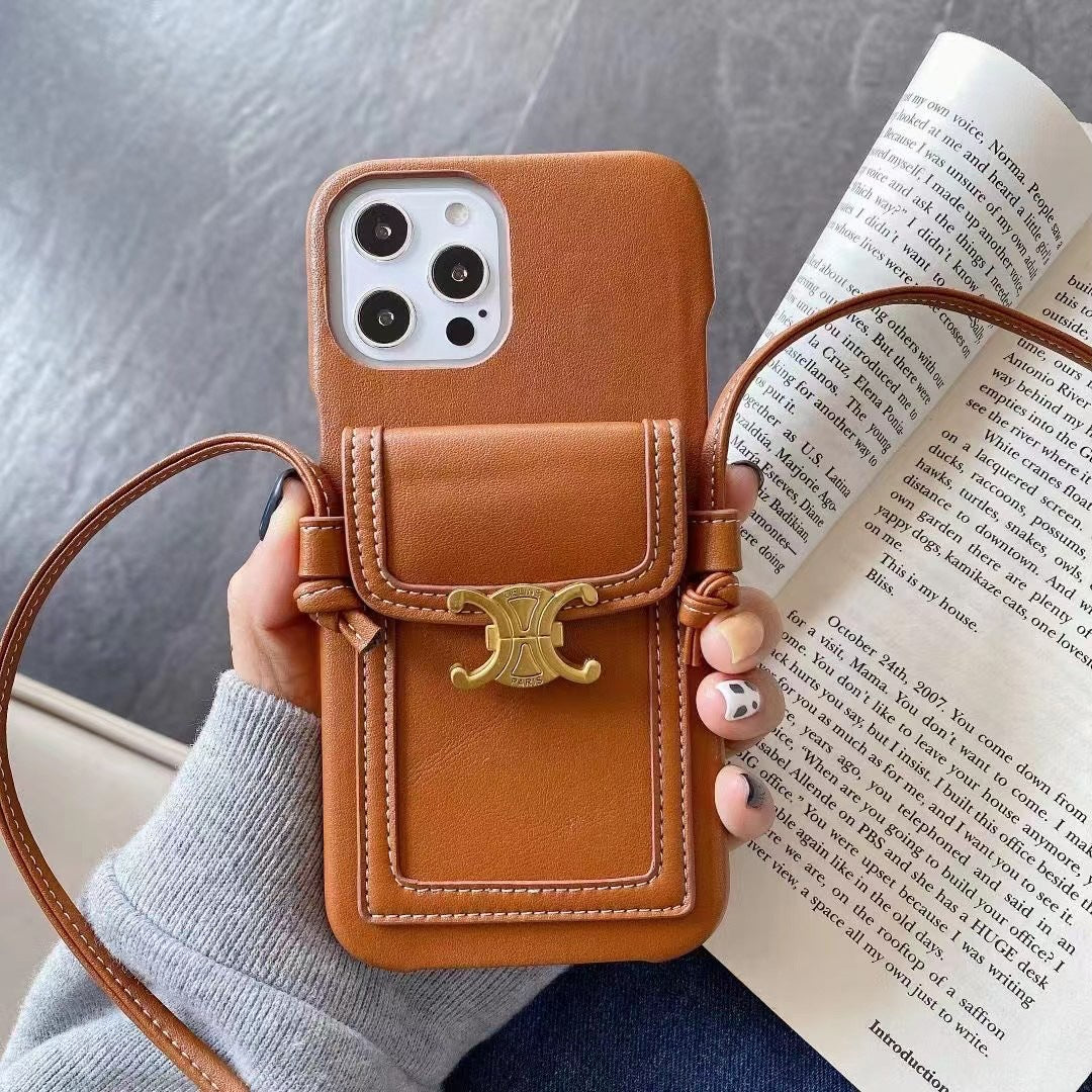 CE Card Holder Leather iPhone Case