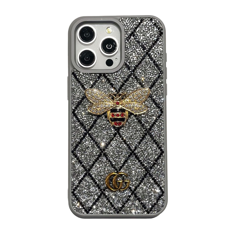 GG Bee Diamond iPhone Case