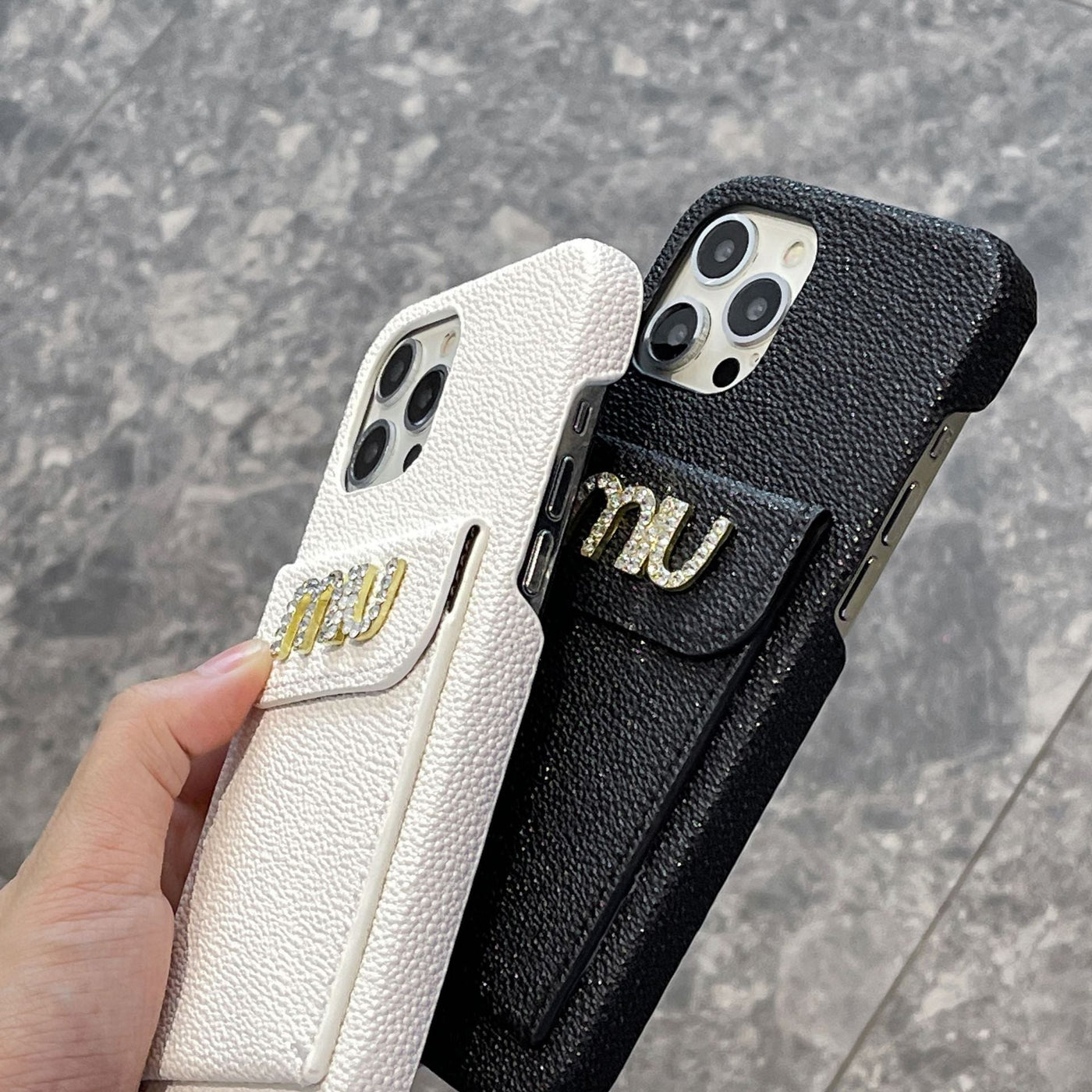 Miu Card Holder iPhone Case