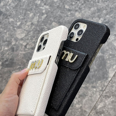 Miu Card Holder iPhone Case