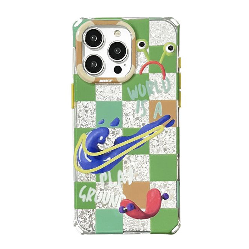 NK Just Do It Square iPhone Case