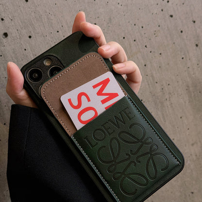 Loe Card Holder iPhone Case