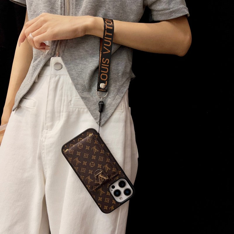 Lou Classic Color Crossbody iPhone Case