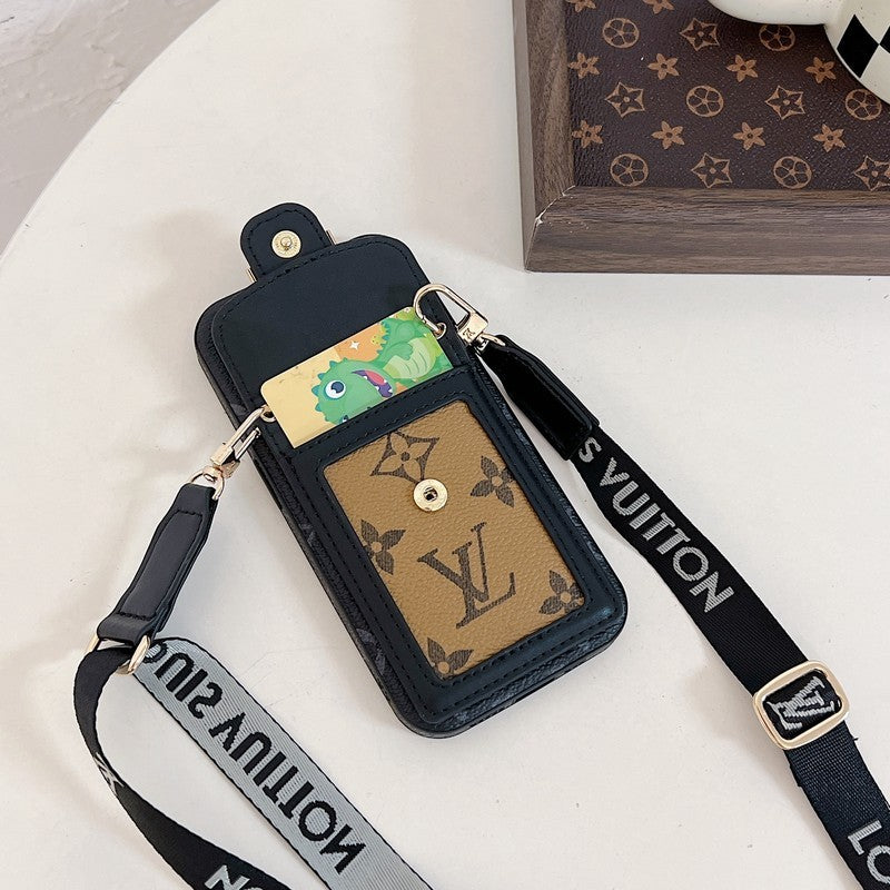 Louis Card Holder Crossbody iPhone Case