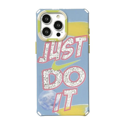 NK Just Do It Square iPhone Case