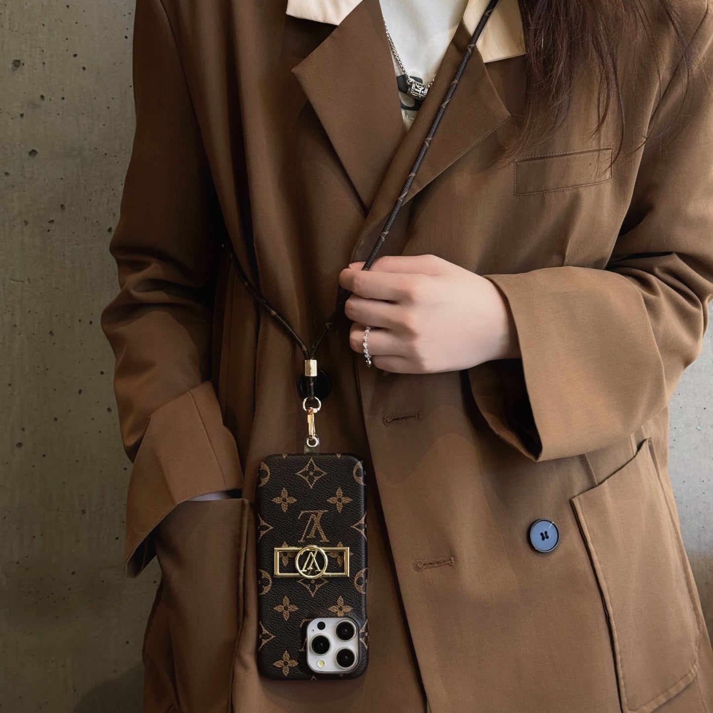 Lou Card Holder Chain iPhone Case