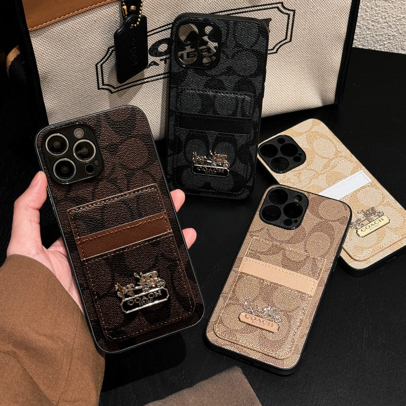 Coa Card Bag Leather iPhone Case