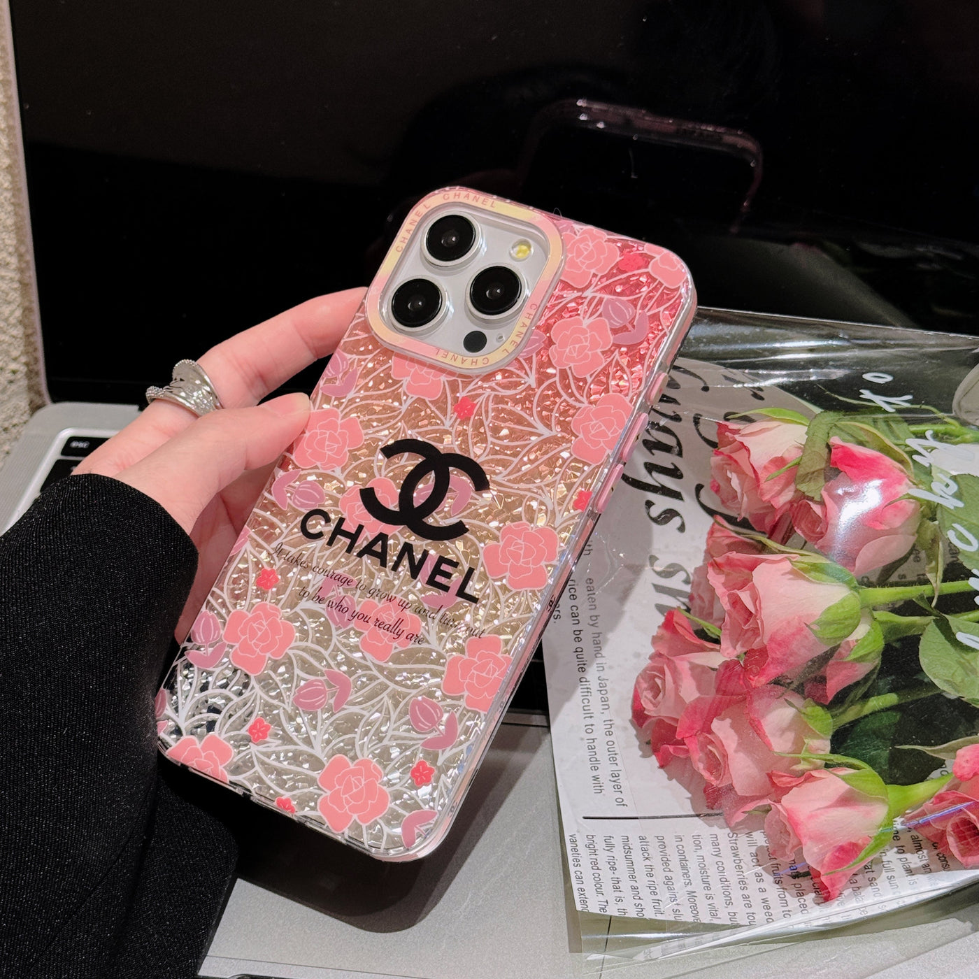 CC Pink iPhone Case