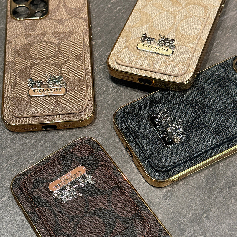 Coa Card Bag Leather iPhone Case