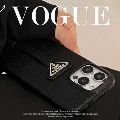 Pra Leather Handle iPhone Case