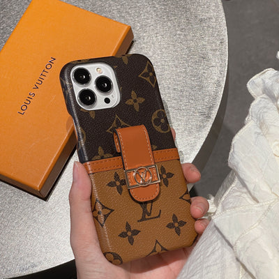 Louis Leather iPhone Case